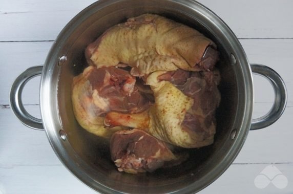 Холодец из утки – фото приготовления рецепта, шаг 2