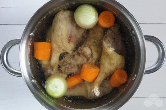 Холодец из утки – фото приготовления рецепта, шаг 3