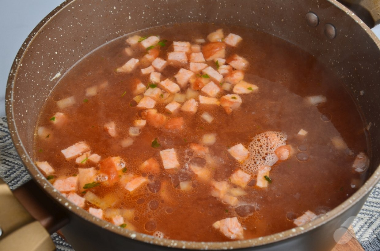 Солянка с маринованными огурцами – простой и вкусный рецепт с фото  (пошагово)