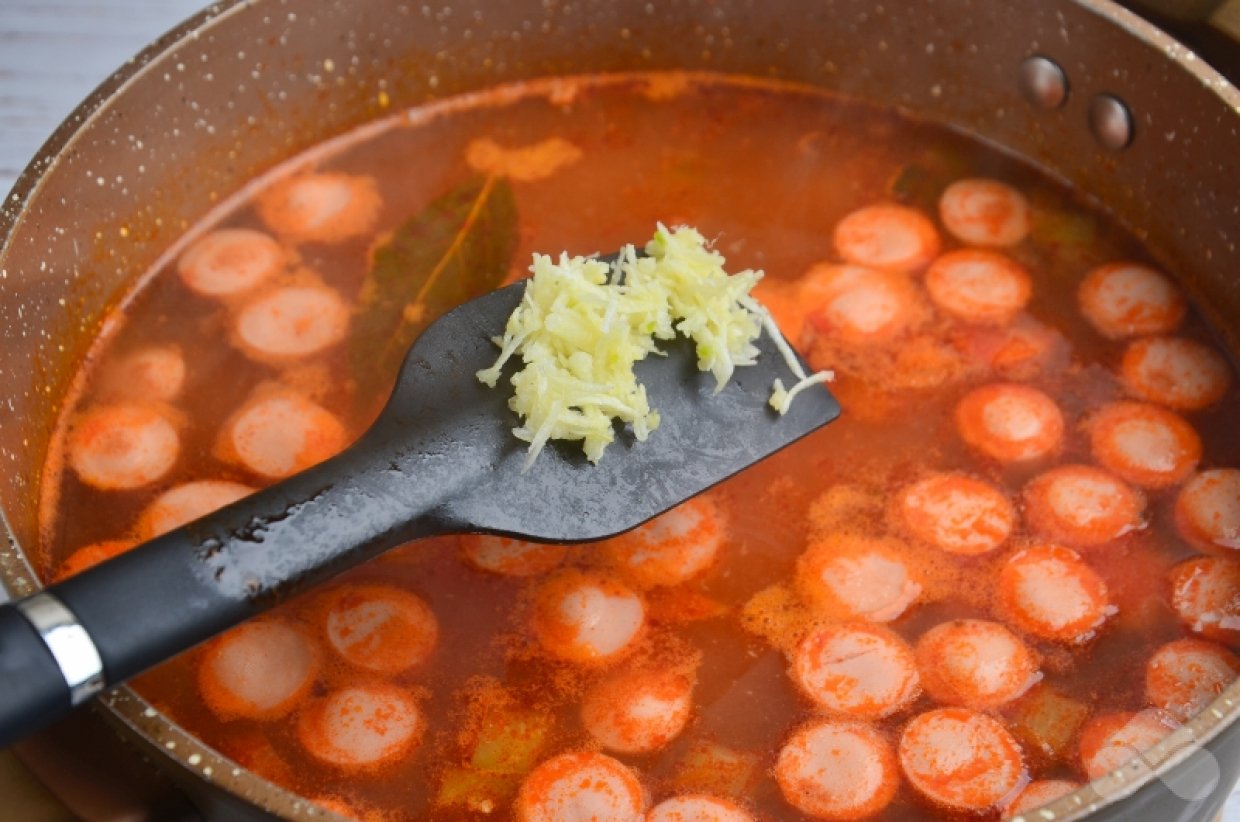 Домашняя солянка с курицей и сосисками – простой и вкусный рецепт с фото  (пошагово)