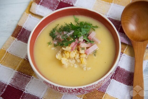 Гороховый суп-пюре – фото приготовления рецепта, шаг 8