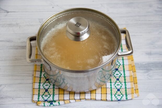 Гороховый суп с сухариками – фото приготовления рецепта, шаг 6