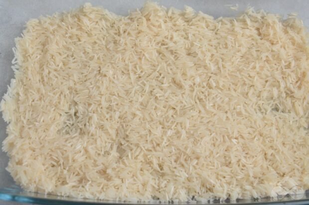 Курица с рисом в духовке – фото приготовления рецепта, шаг 5
