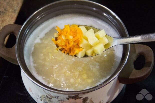 Гороховый крем-суп – фото приготовления рецепта, шаг 5