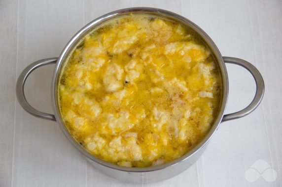 Украинский суп с галушками – фото приготовления рецепта, шаг 7