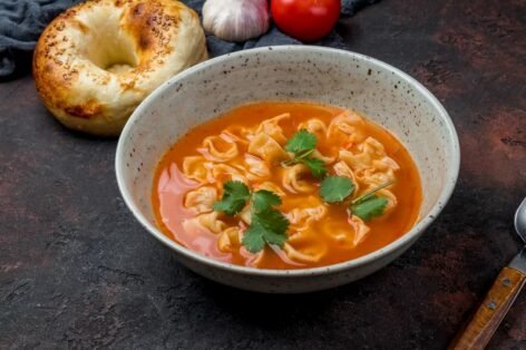 Узбекский суп с клецками