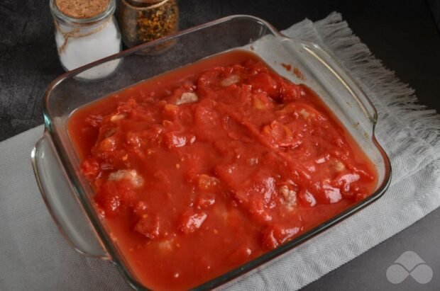 Митболы с сыром фета в томате – фото приготовления рецепта, шаг 5