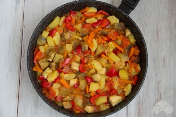 Овощное рагу без картошки – фото приготовления рецепта, шаг 5