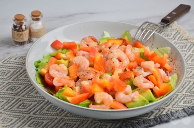Диетический салат с креветками - пошаговый рецепт с фото на manikyrsha.ru