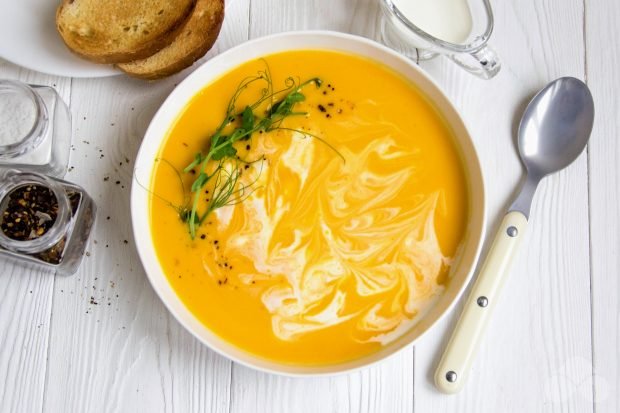 Крем-суп из тыквы со сливками, рецепт с фото, как приготовить ПП тыквенный крем-суп дома