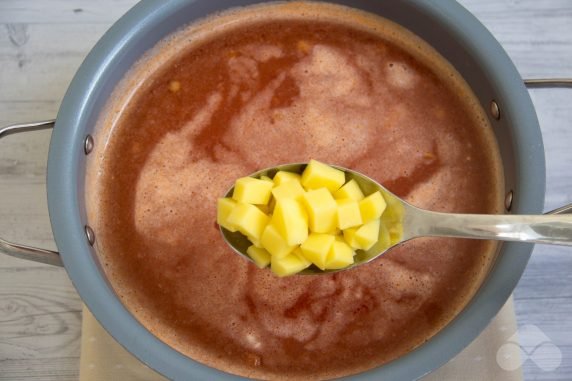 Мексиканский суп с куриными фрикадельками – фото приготовления рецепта, шаг 5