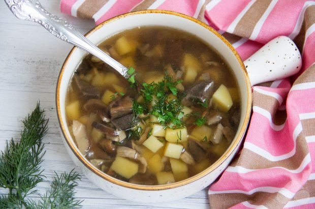 Суп из сушеных белых грибов с картошкой, пошаговый рецепт с фото