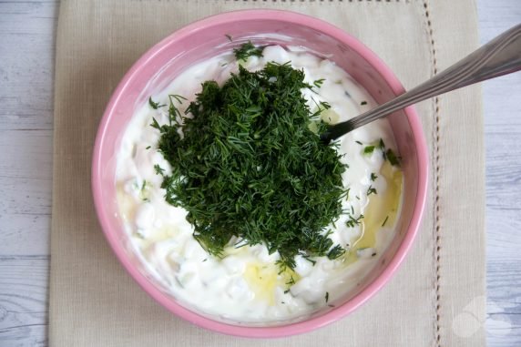 Цацики на основе греческого йогурта – фото приготовления рецепта, шаг 5