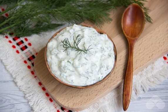 Цацики на основе греческого йогурта – фото приготовления рецепта, шаг 6