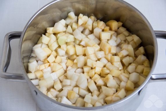Варенье из груш и яблок – фото приготовления рецепта, шаг 4
