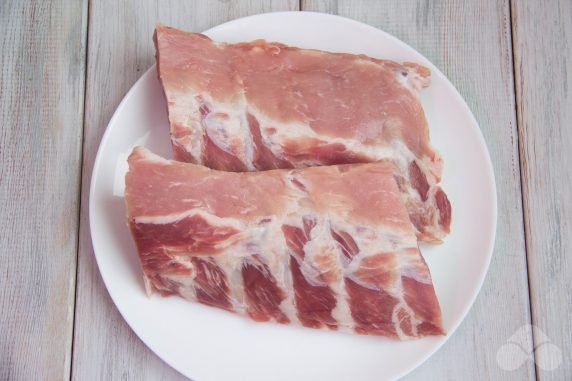 Свиные ребрышки в кисло-сладком соусе – фото приготовления рецепта, шаг 1