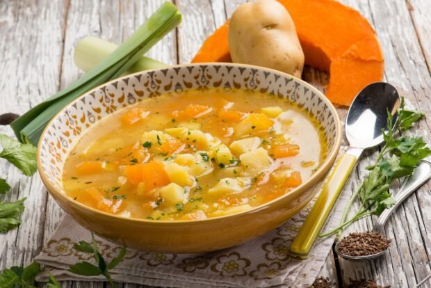 Суп с тыквой и картошкой