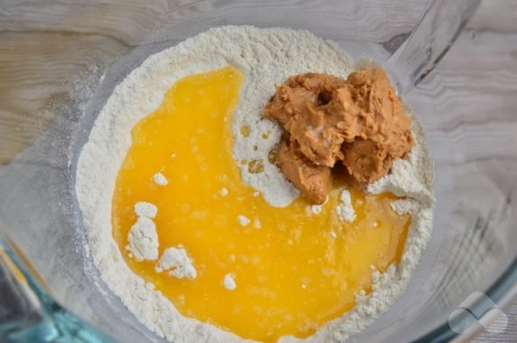 Печенье с арахисовой пастой – фото приготовления рецепта, шаг 3