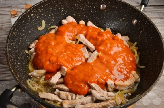 Свинина в соусе тикка масала – фото приготовления рецепта, шаг 4
