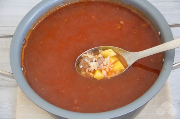 Суп харчо с говядиной – фото приготовления рецепта, шаг 6