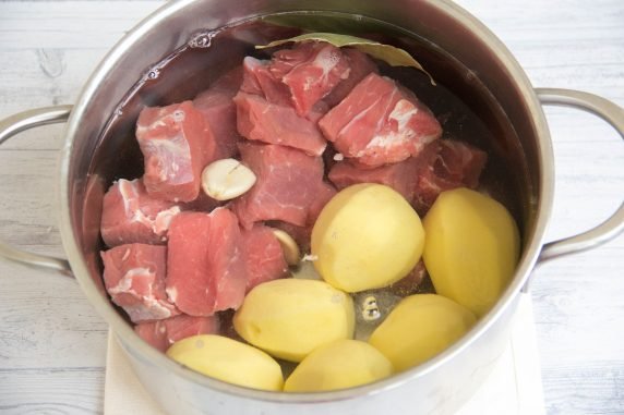 Кавказская хашлама с говядиной – фото приготовления рецепта, шаг 6