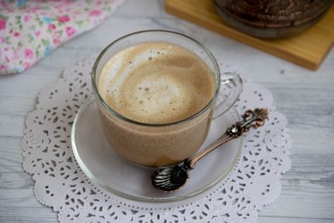 Кофе с молоком в турке