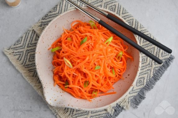 Острая морковь по-корейски – фото приготовления рецепта, шаг 5
