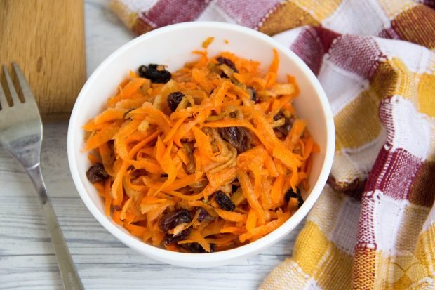 Витаминный салат из моркови и яблока – рецепт с фотографиями