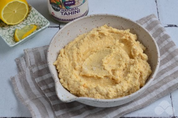 Хумус из консервированного нута – фото приготовления рецепта, шаг 4