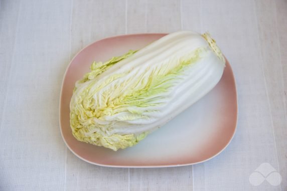 Витаминный салат из пекинской капусты и морковки – фото приготовления рецепта, шаг 1