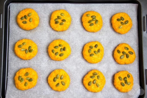 Морковно-овсяное печенье – фото приготовления рецепта, шаг 4