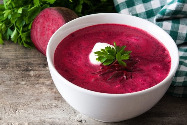 Свекольный суп-пюре, диетический - пошаговый рецепт с фото