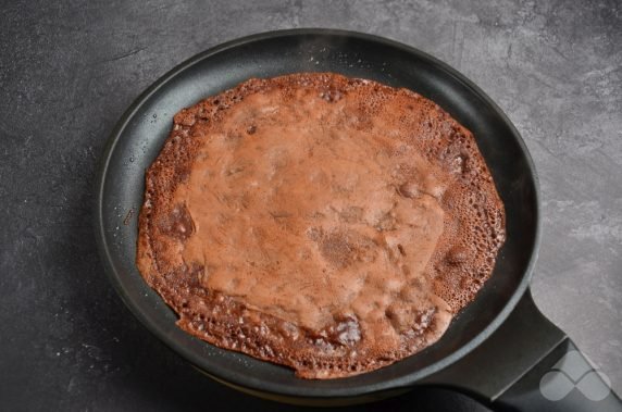 Шоколадные блины с какао – фото приготовления рецепта, шаг 7
