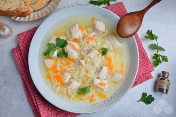 Диетический рисовый суп без картофеля – фото приготовления рецепта, шаг 5