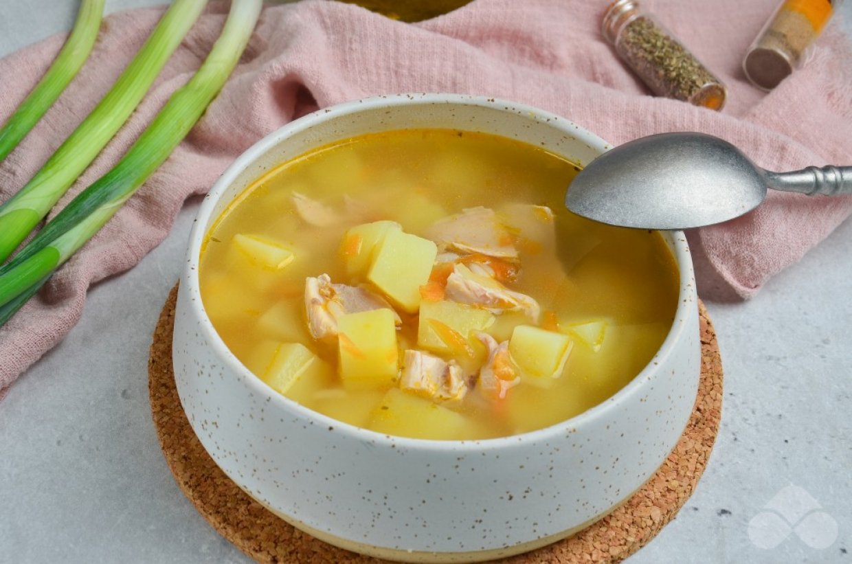 Овощной суп с редькой и галушками в мультиварке - рецепт с фото