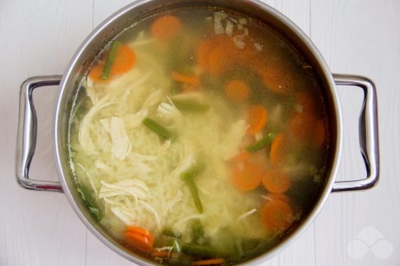 Диетический куриный суп – фото приготовления рецепта, шаг 4
