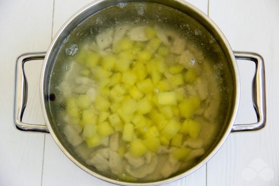 Суп со свининой и вермишелью – фото приготовления рецепта, шаг 4