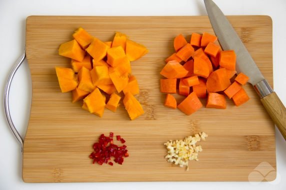 Тыквенно-морковный суп-пюре – фото приготовления рецепта, шаг 1