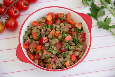 Вегетарианские салаты – рецепты с фото (пошагово)