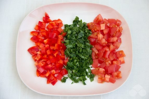 Чечевичный салат с помидорами – фото приготовления рецепта, шаг 1