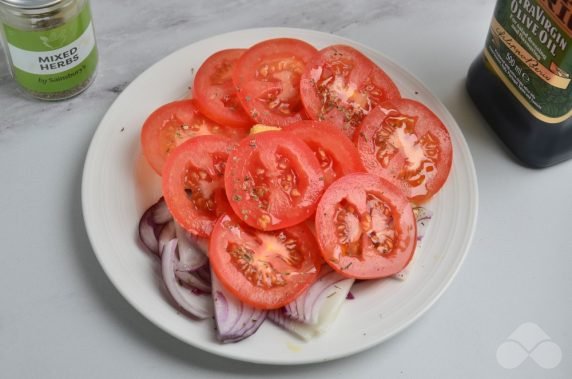 Теплый салат из овощей на гриле – фото приготовления рецепта, шаг 3
