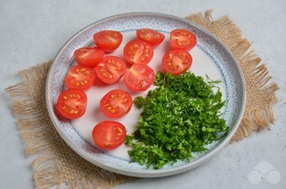 Салат с грибами и цукини на гриле – фото приготовления рецепта, шаг 2