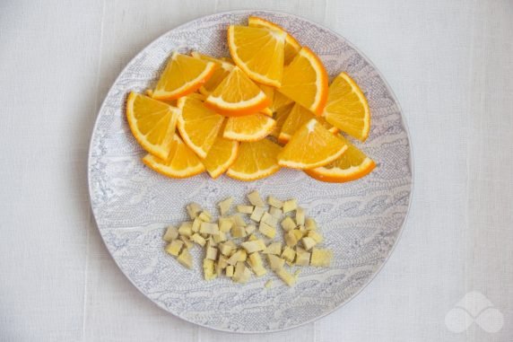 Чай с имбирем и апельсином – фото приготовления рецепта, шаг 1