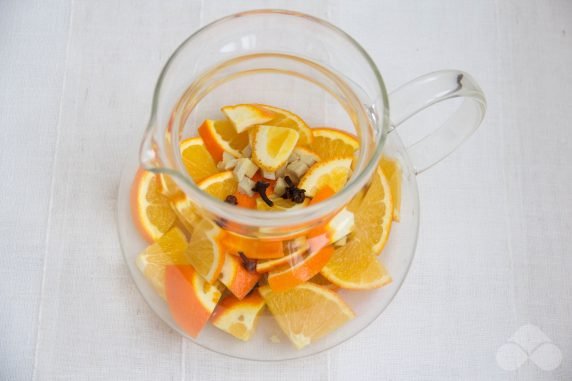 Чай с имбирем и апельсином – фото приготовления рецепта, шаг 2