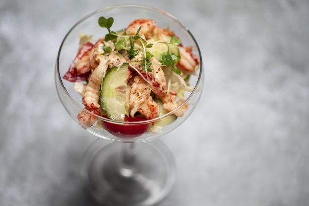 салат с морепродуктами самый вкусный и простой рецепт с фото пошагово в домашних условиях | Дзен