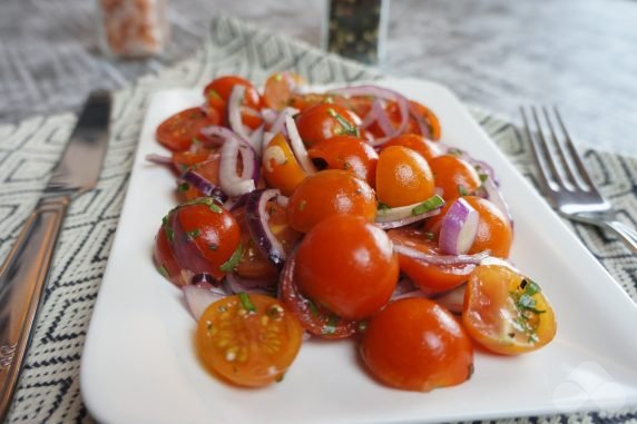 Маринованные помидоры за 30 минут – фото приготовления рецепта, шаг 8