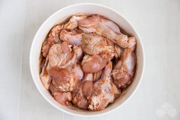 Крылышки с соусом барбекю в духовке – фото приготовления рецепта, шаг 2