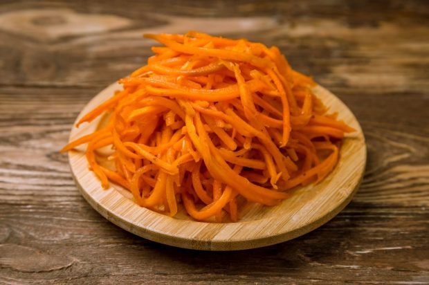Сочная морковь по-корейски