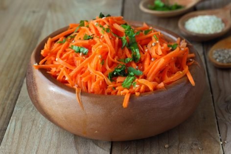 Морковь по-корейски с имбирем