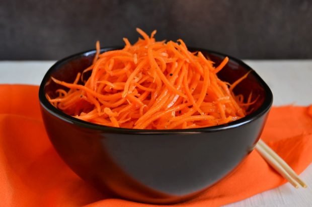 Морковь по-корейски с имбирем и соком лайма